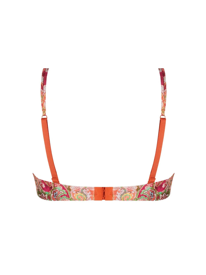 Antigel by Lise Charmel - Cachemire En Fete Wireless Triangle Bra Orange Multico