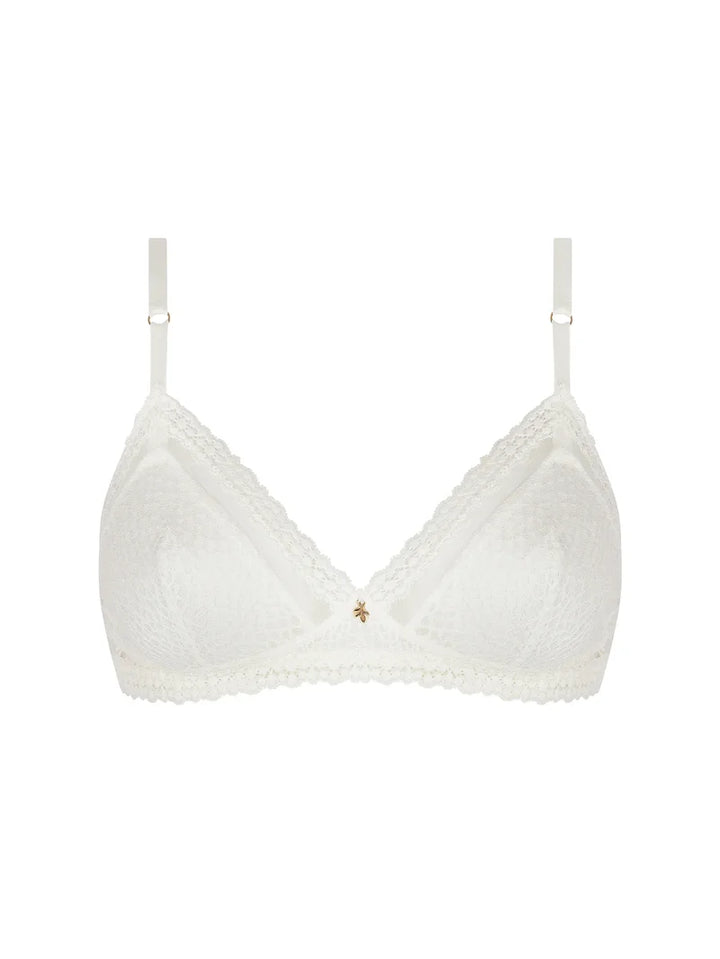 Antigel by Lise Charmel - Exquise En Dentelle Wireless Triangle Ecru Nacre