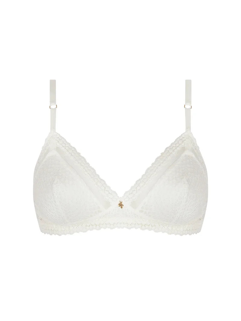 Antigel by Lise Charmel - Exquise En Dentelle Wireless Triangle Ecru Nacre