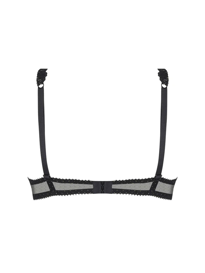 Antigel by Lise Charmel - Nuit Des Etoiles Light Padded Bra Noir Or