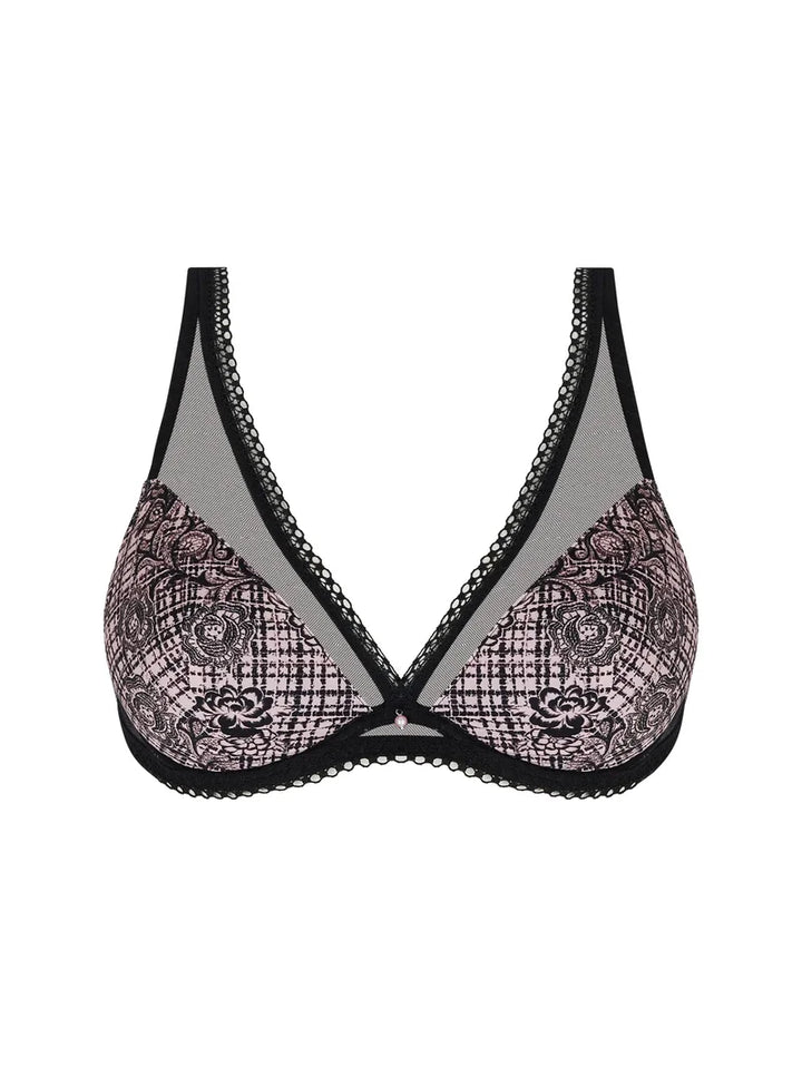 Antigel By Lise Charmel - Tartan Glamour Light Padded Bra Rose Tartan