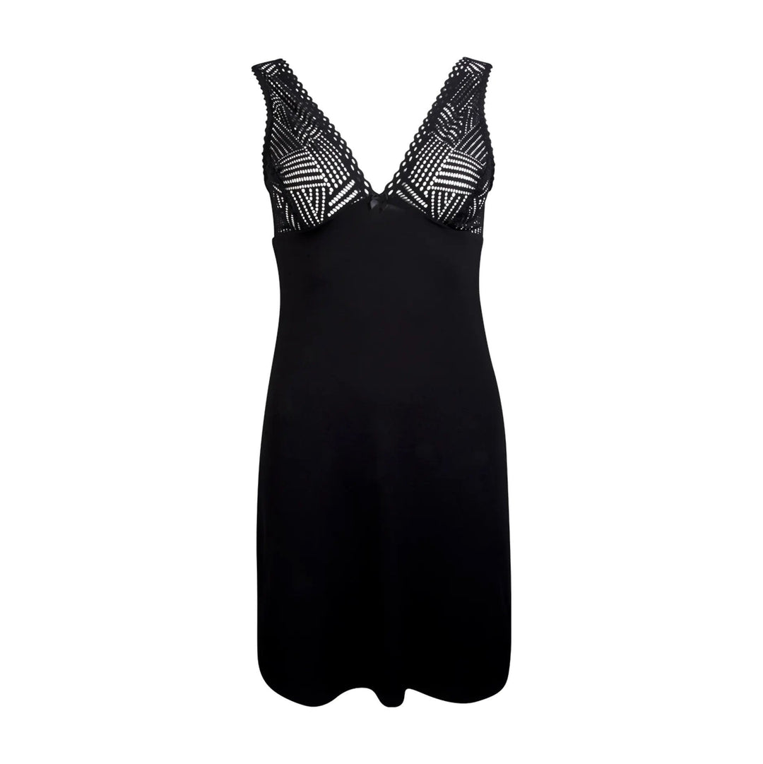 Antigel By Lise Charmel Tressage Graphic Nightie - Tressage Noir Nighty Antigel by Lise Charmel