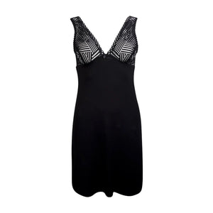 Antigel By Lise Charmel Tressage Graphic Nightie - Tressage Noir Nighty Antigel by Lise Charmel 