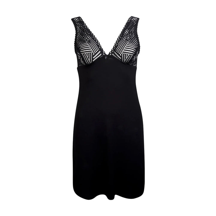 Antigel By Lise Charmel Tressage Graphic Nightie - Tressage Noir Nighty Antigel by Lise Charmel 