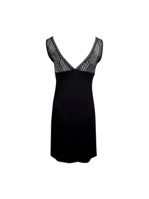 Antigel By Lise Charmel Tressage Graphic Nightie - Tressage Noir Nighty Antigel by Lise Charmel 