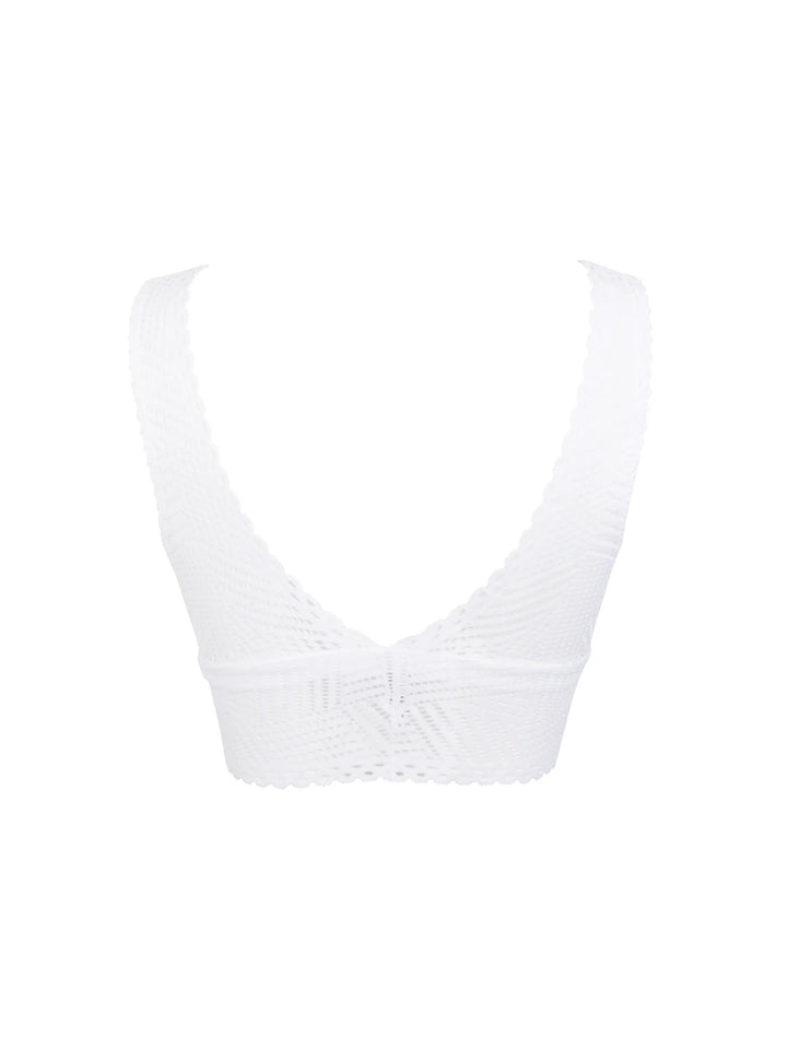 Antigel By Lise Charmel Tressage Graphic Bralette - Tressage Blanc Soft Bra Antigel by Lise Charmel 