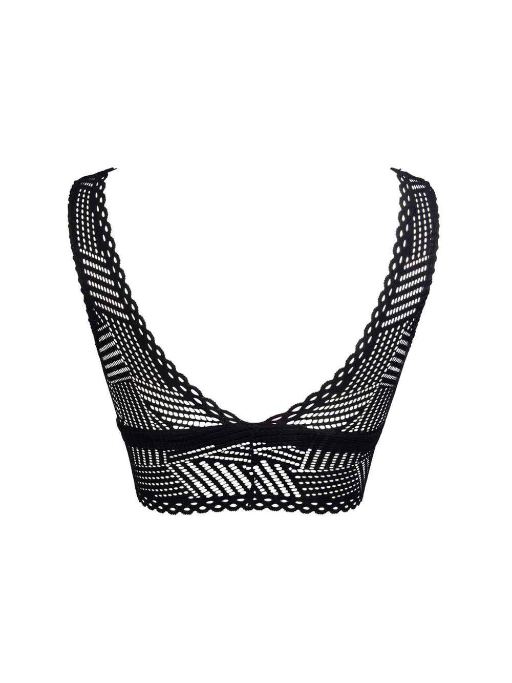 Antigel By Lise Charmel Tressage Graphic Bralette - Tressage Noir Soft Bra Antigel by Lise Charmel 