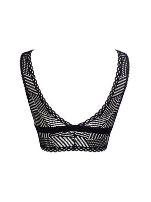 Antigel By Lise Charmel - Tressage Graphic Bralette Tressage Noir