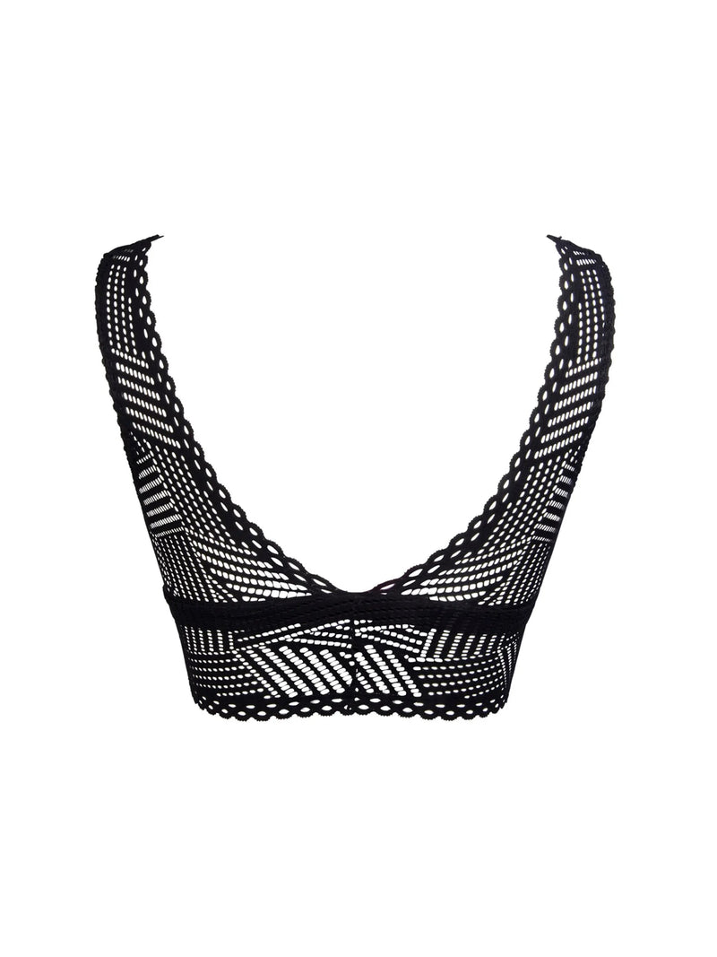 Antigel By Lise Charmel - Tressage Graphic Bralette Tressage Noir