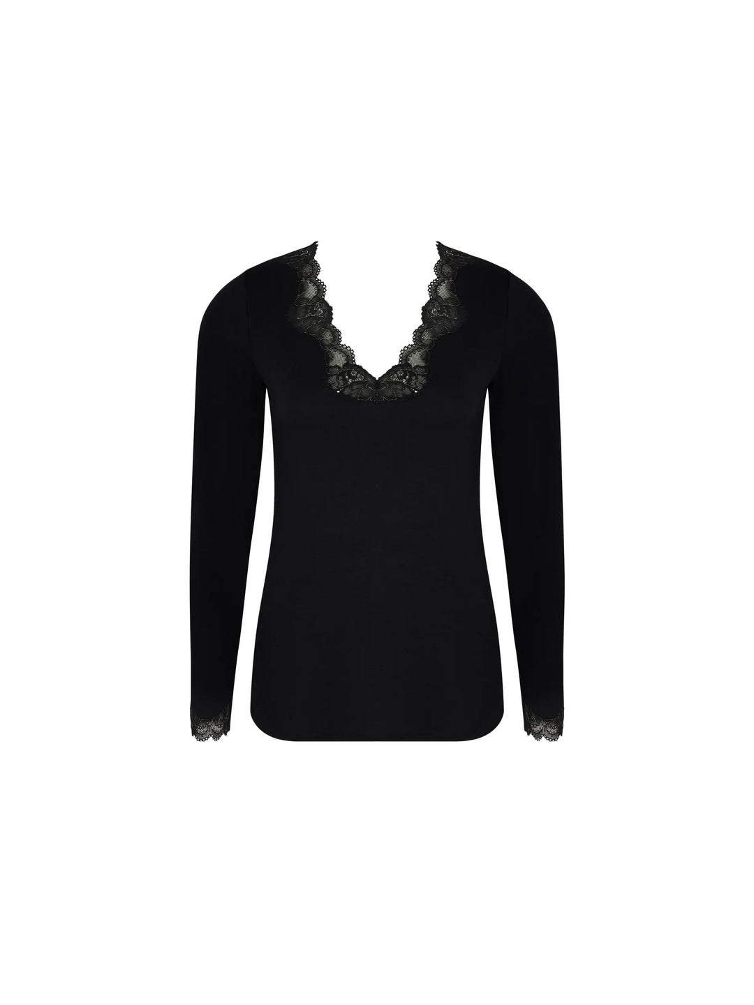 Antigel by Lise Charmel - Daily Paillette Long Sleeved Top Noir Pailette