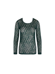 Antigel by Lise Charmel - Atelier Seduction Long Sleeved Top Vert Anglaise