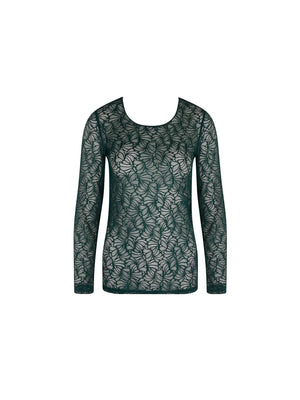 Antigel by Lise Charmel - Atelier Seduction Long Sleeved Top Vert Anglaise