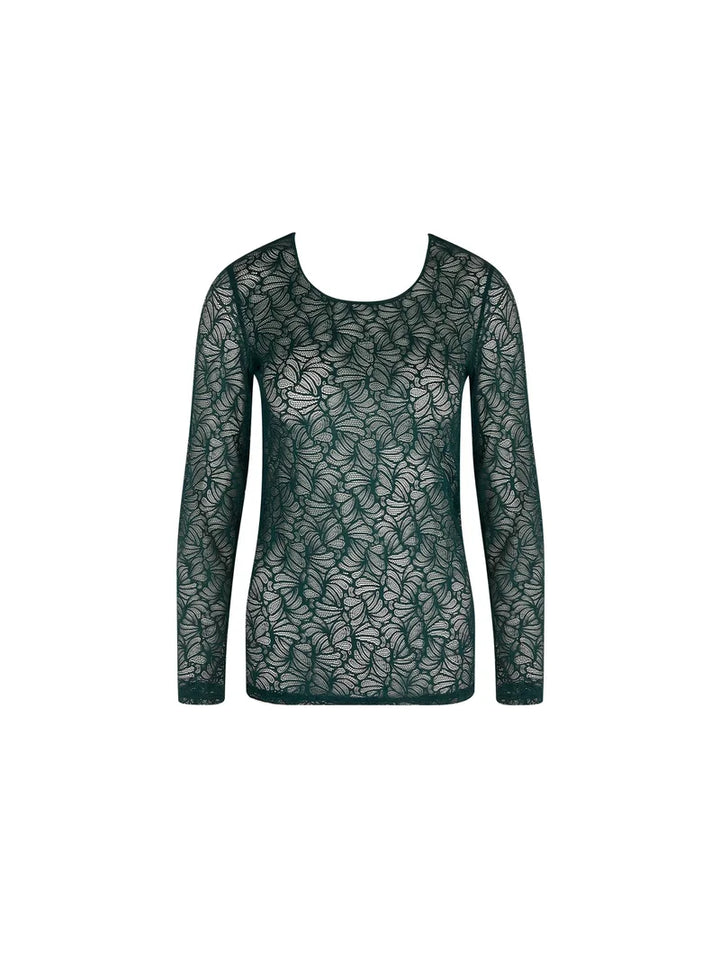 Antigel by Lise Charmel - Atelier Seduction Long Sleeved Top Vert Anglaise