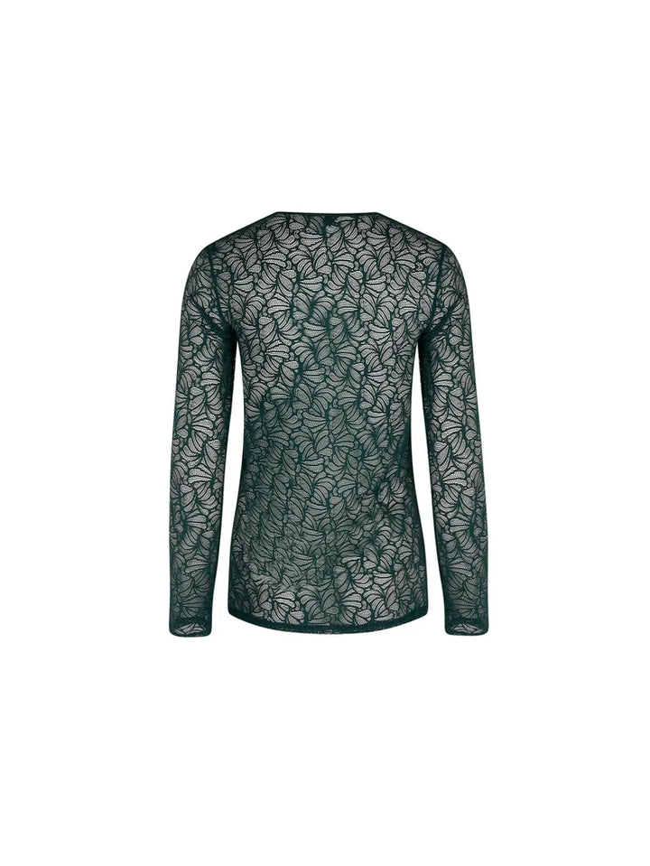 Antigel by Lise Charmel - Atelier Seduction Long Sleeved Top Vert Anglaise