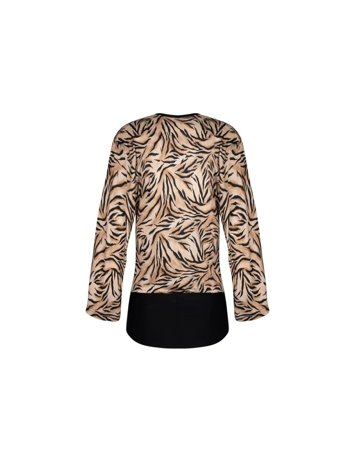 Antigel by Lise Charmel - Tigre Rebelle Wrap-Over Top Tigre Blond