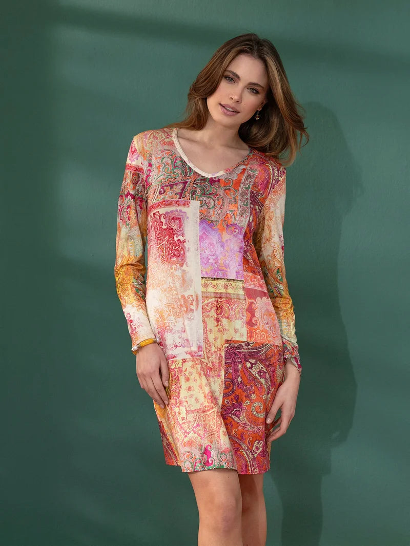 Antigel By Lise Charmel - Cachemire En Fete Nighty Orange Multico