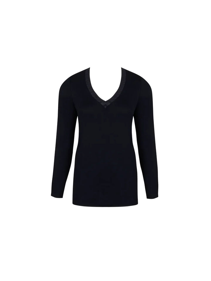 Antigel by Lise Charmel - Sensualite Fauve Long Sleeved Top Noir