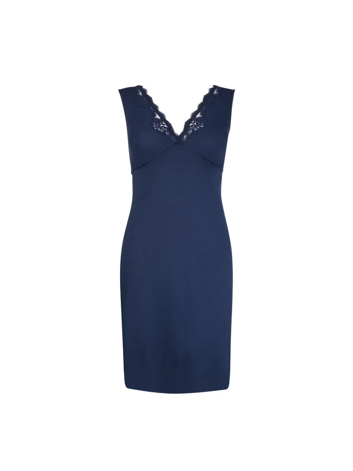 Antigel By Lise Charmel - Simply Perfect Nighty With Large Straps Bleu Marine