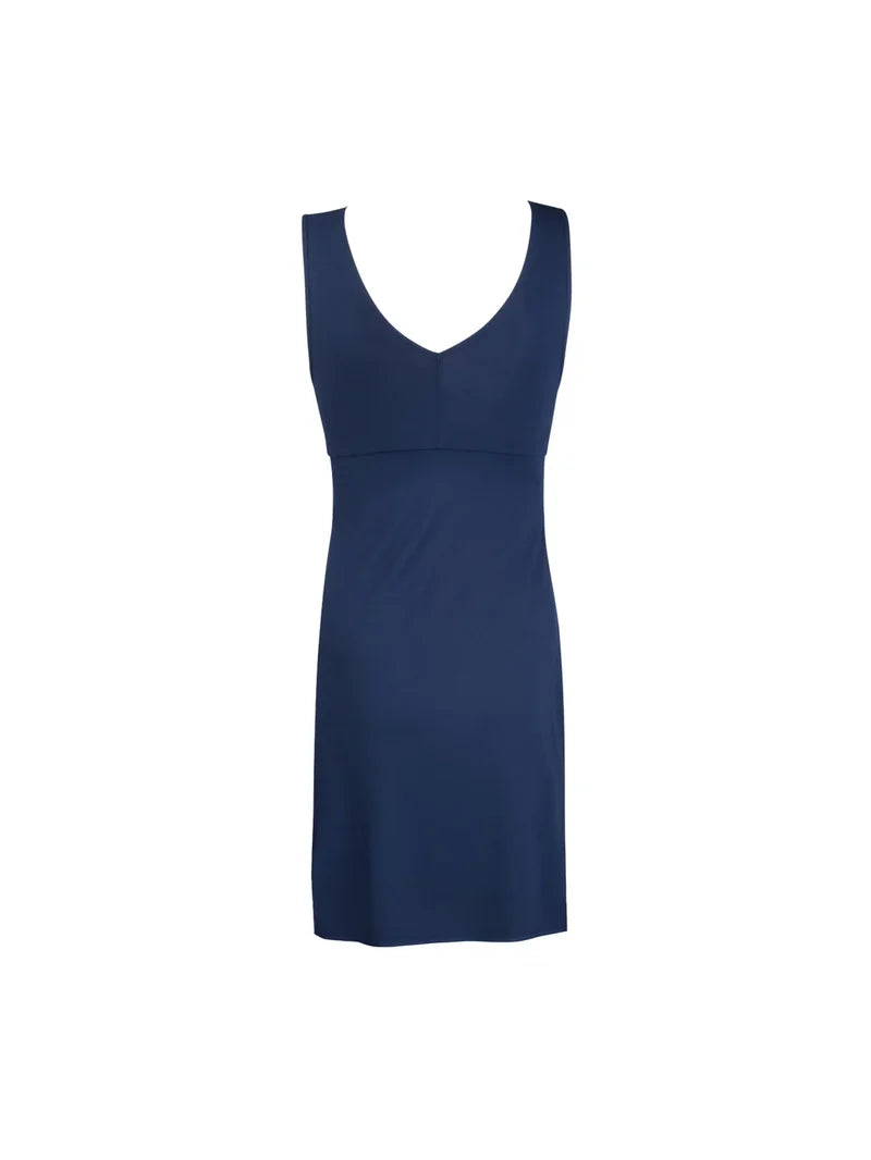 Antigel By Lise Charmel - Simply Perfect Nighty With Large Straps Bleu Marine