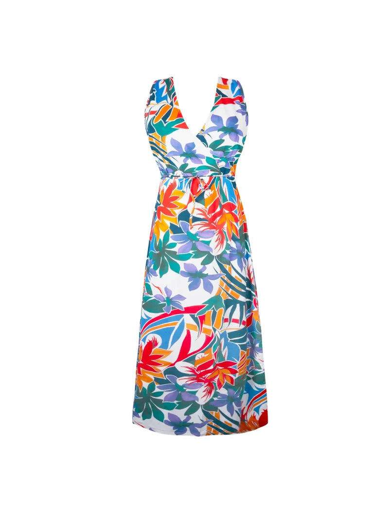Antigel Swimwear by Lise Charmel - La Flaneuse Long Beach Dress Papiers Decoupes