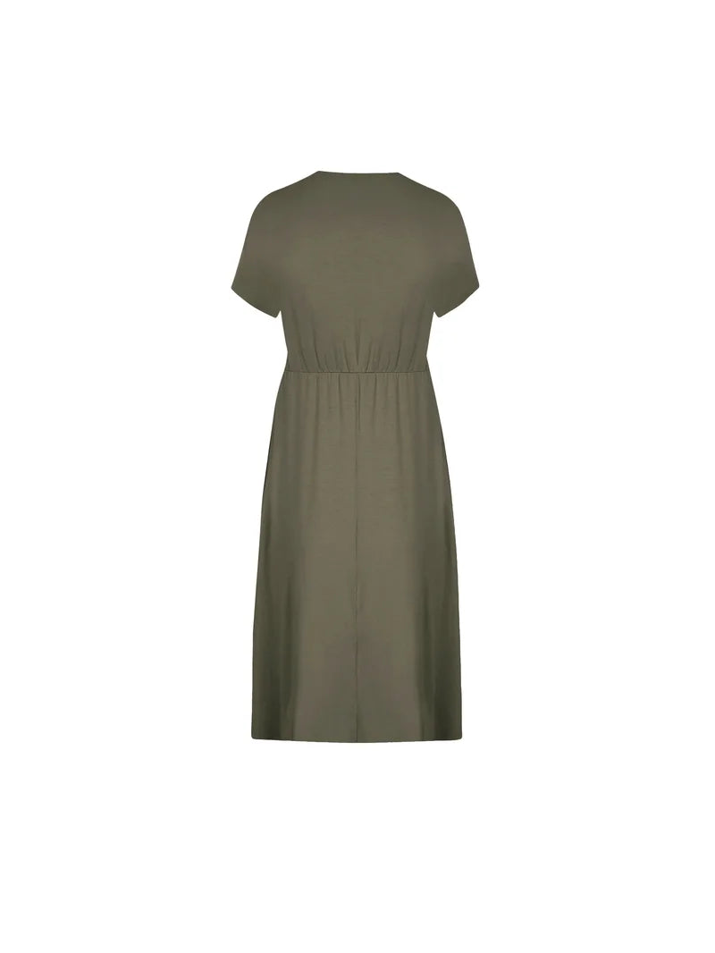 Antigel Swimwear by Lise Charmel - La Modeuse Antigel Short Sleeved Dress Kaki Bronze