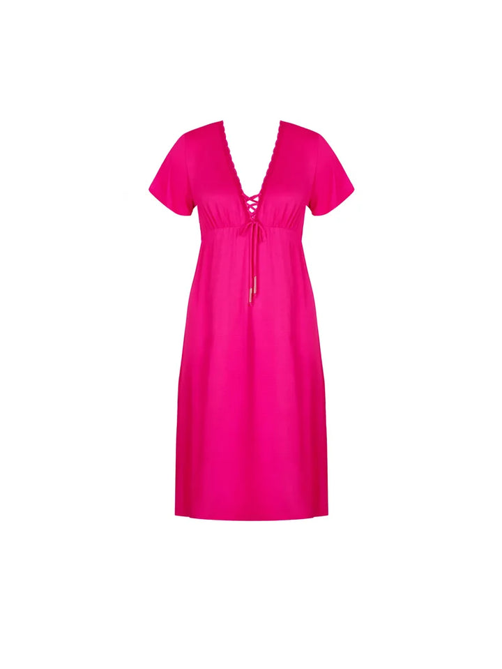 Antigel Swimwear by Lise Charmel - La Modeuse Antigel Short Sleeved Dress Sorbet Fraise