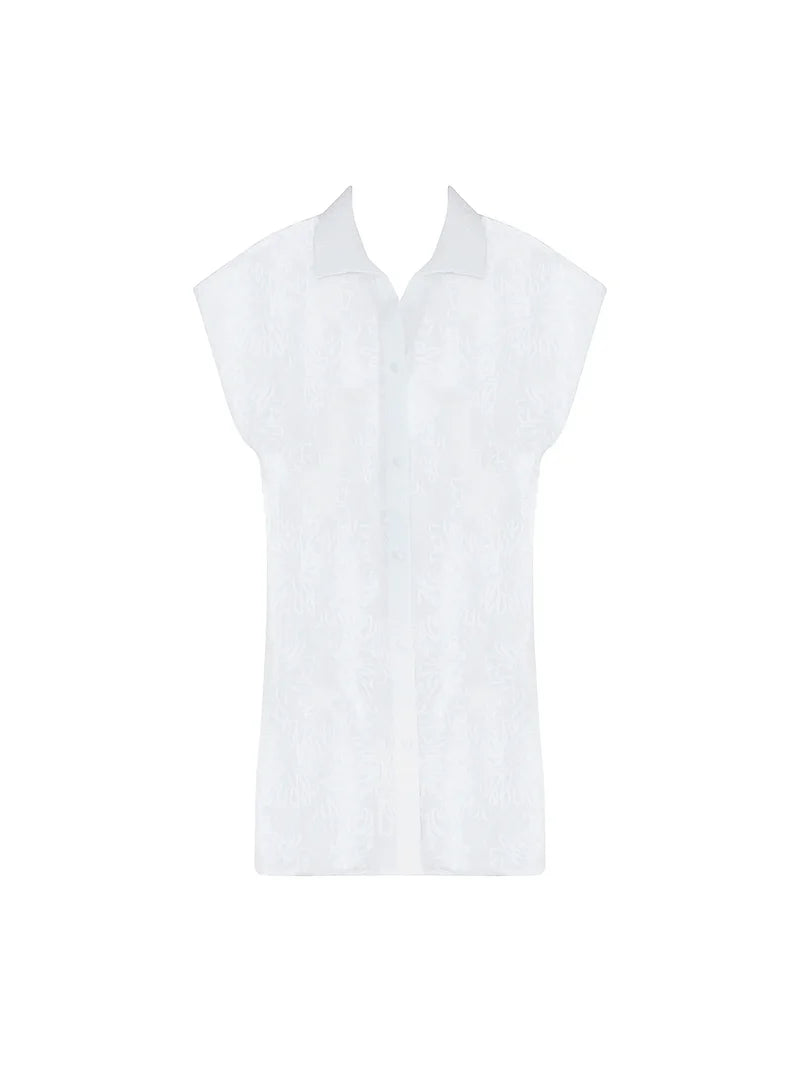 Antigel Swimwear by Lise Charmel - La Boheme Antigel Long Shirt Blanc