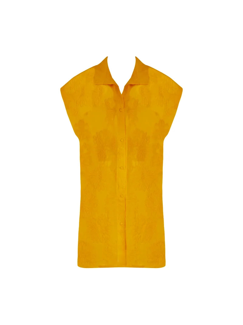Antigel Swimwear by Lise Charmel - La Boheme Antigel Long Shirt Jaune Paille