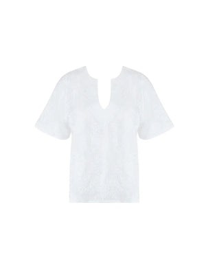 Antigel Swimwear by Lise Charmel - La Boheme Antigel Short Sleeved Top Blanc
