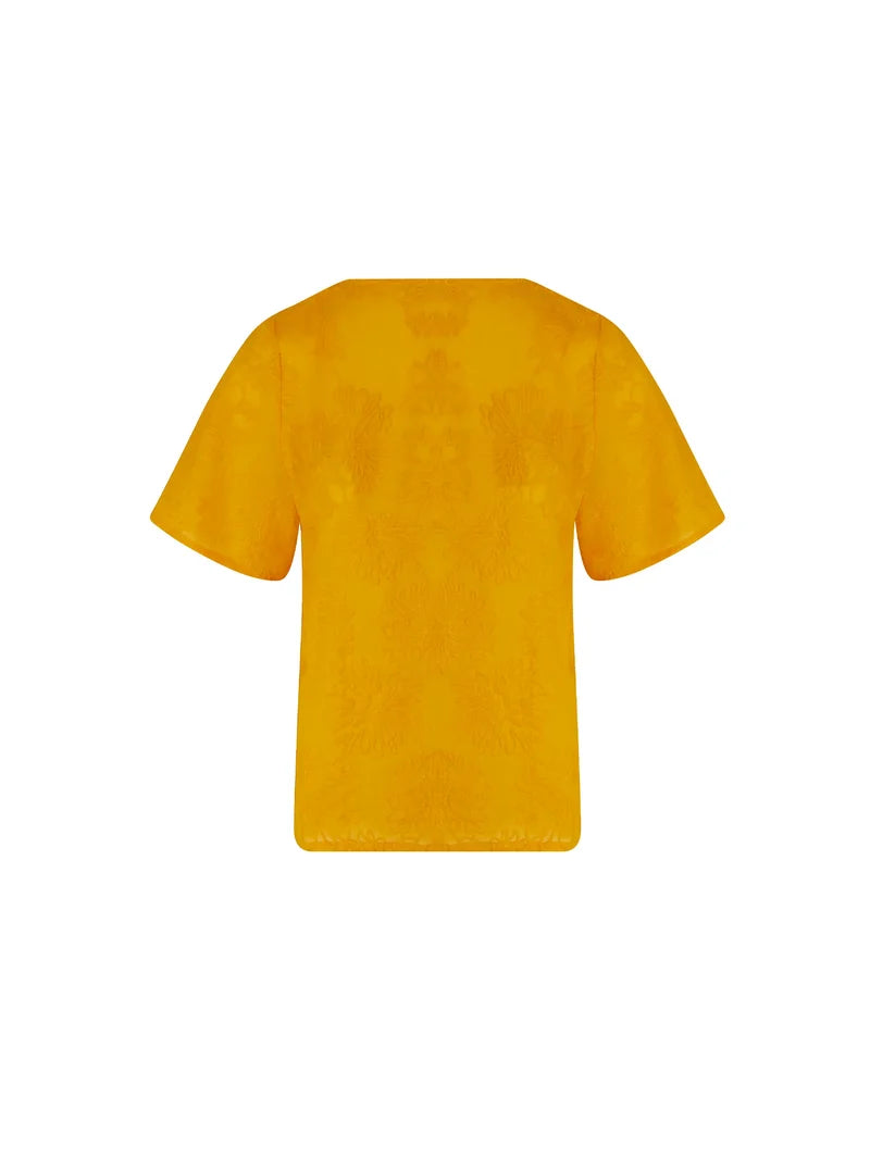 Antigel Swimwear by Lise Charmel - La Boheme Antigel Short Sleeved Top Jaune Paille