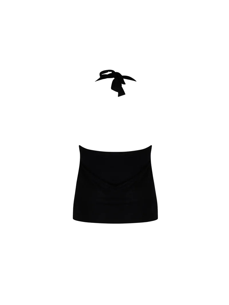 Antigel Swimwear by Lise Charmel - La Modeuse Antigel Halterneck Top Noir