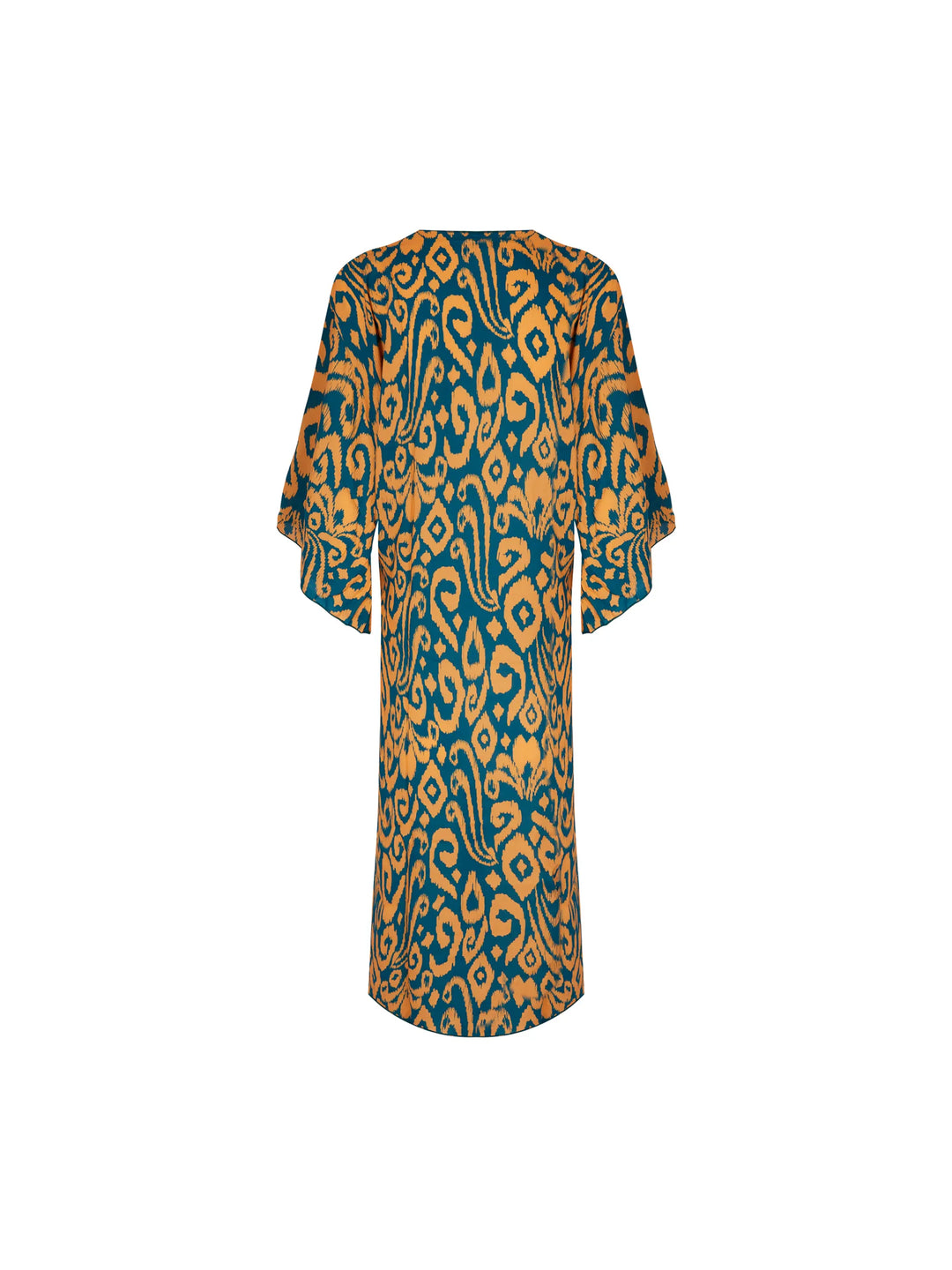 Antigel Swimwear By Lise Charmel - La Balinaise 3/4 Sleeve Tunic Ikat Vert Orange