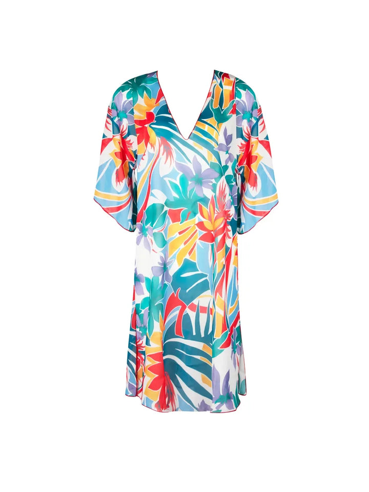 Antigel Swimwear by Lise Charmel - La Flaneuse Tunic Beach Cover-Up Papiers Decoupes