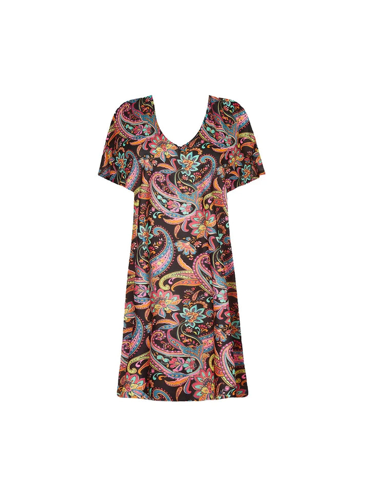 Antigel Swimwear By Lise Charmel - La Bayadere Tunic Noir Flashy
