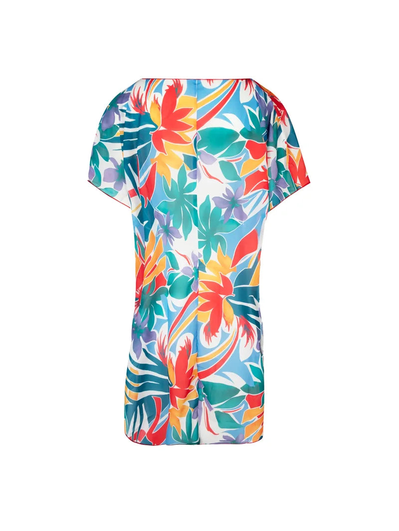 Antigel Swimwear by Lise Charmel - La Flaneuse Poncho Beach Cover-Up Papiers Decoupes