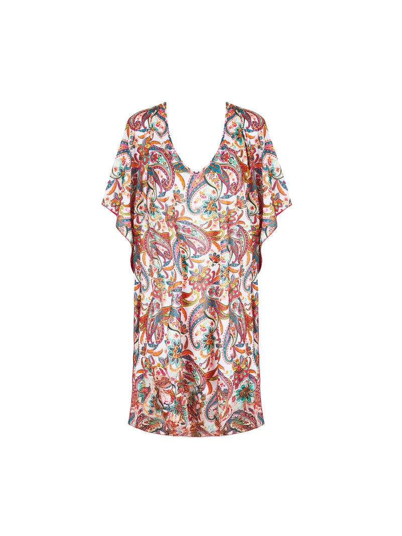 Antigel Swimwear By Lise Charmel - La Bayadere Poncho Blanc Flashy
