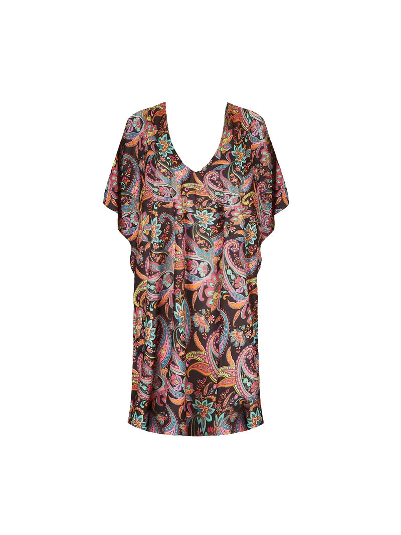 Antigel Swimwear By Lise Charmel - La Bayadere Poncho Noir Flashy