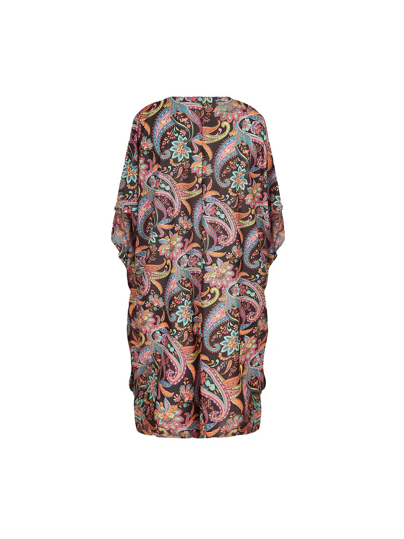 Antigel Swimwear By Lise Charmel - La Bayadere Poncho Noir Flashy