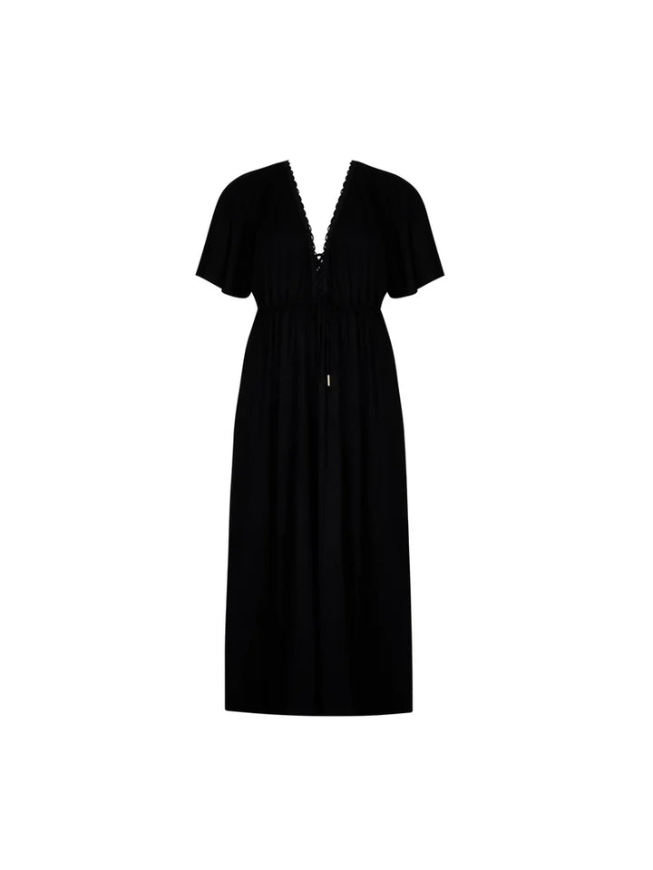 Antigel Swimwear by Lise Charmel - La Modeuse Antigel Long Caftan Noir