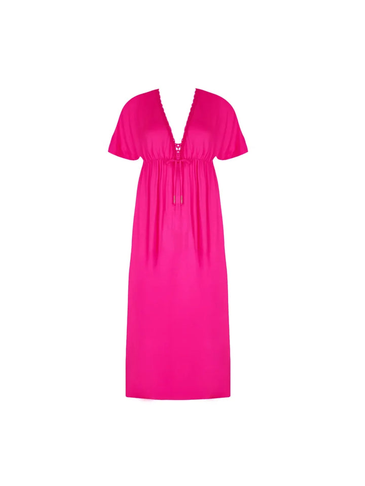 Antigel Swimwear by Lise Charmel - La Modeuse Antigel Long Caftan Sorbet Fraise