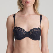 Marie Jo Leda Balcony Padded With Seam - Blue Balcony Bra Marie Jo