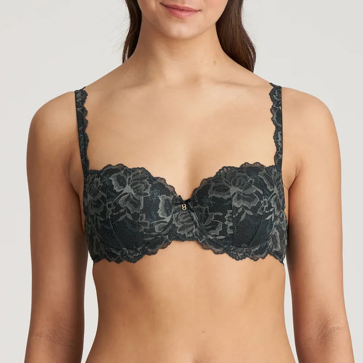Marie Jo - Manyla Padded Balcony Bra Night Grey