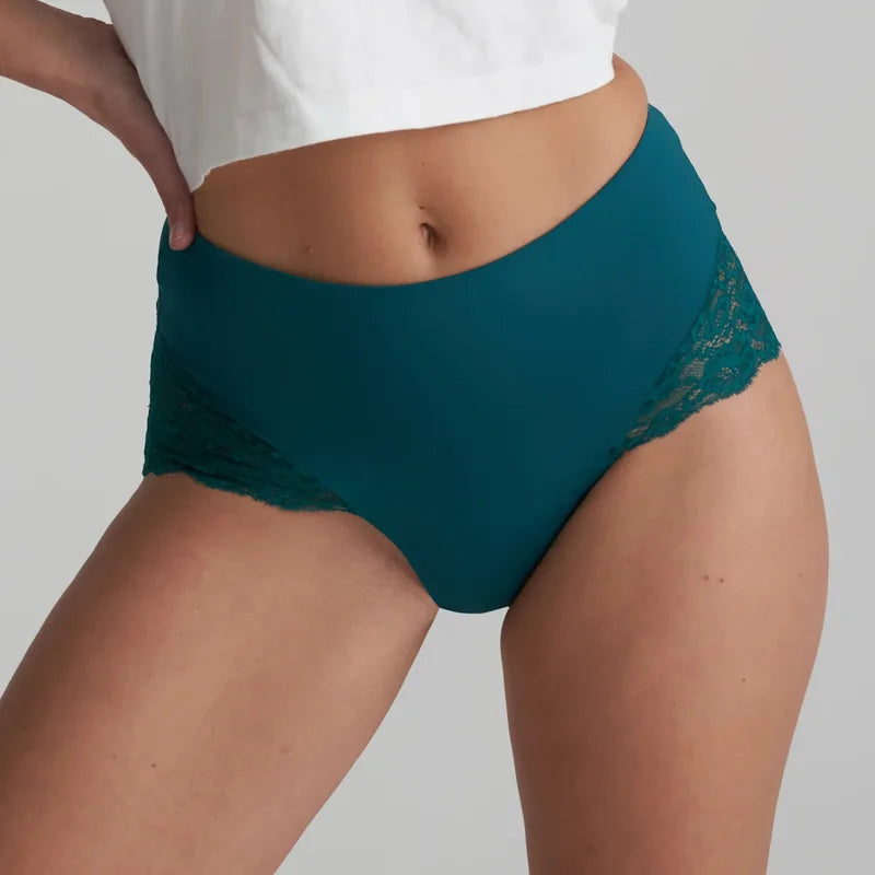 Marie Jo - Color Studio Lace Shapewear High Briefs Jasper Green