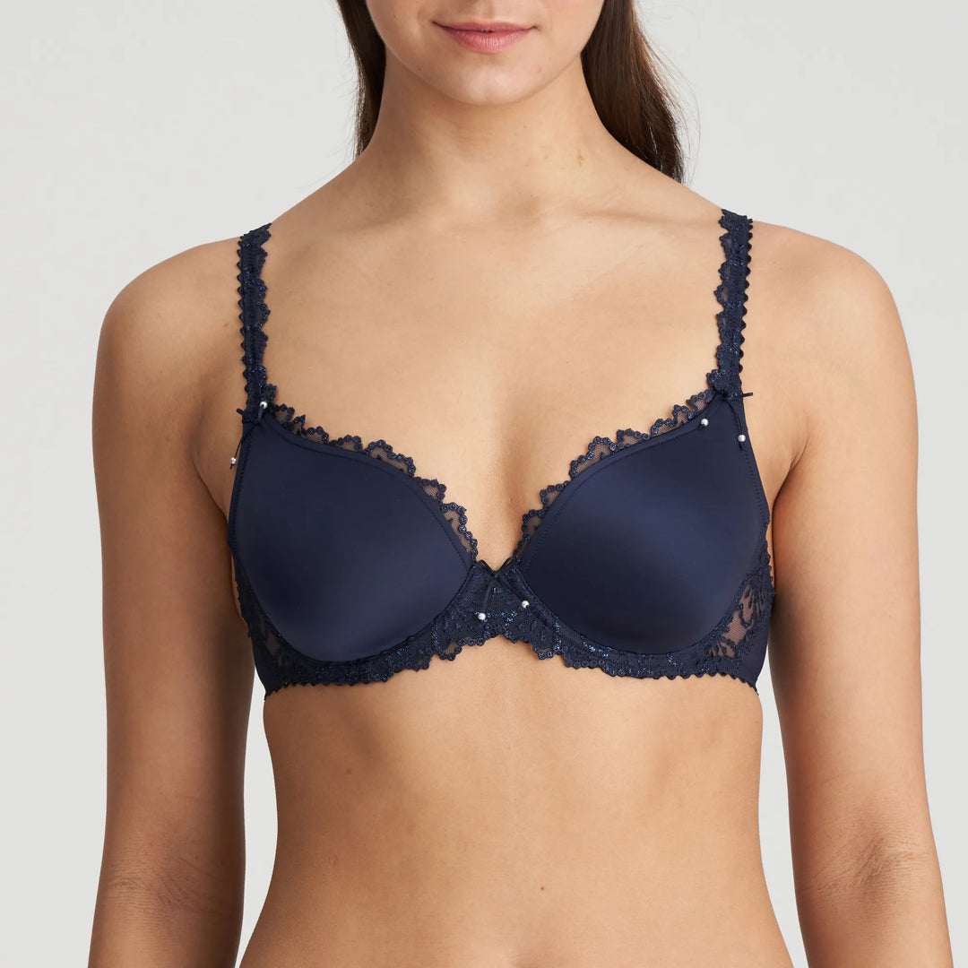 Marie Jo - Jane Padded Bra Heartshape Velvet Blue