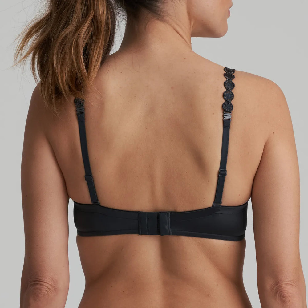 Marie Jo - Reggiseno imbottito con scollo profondo Tom Grigio grafite