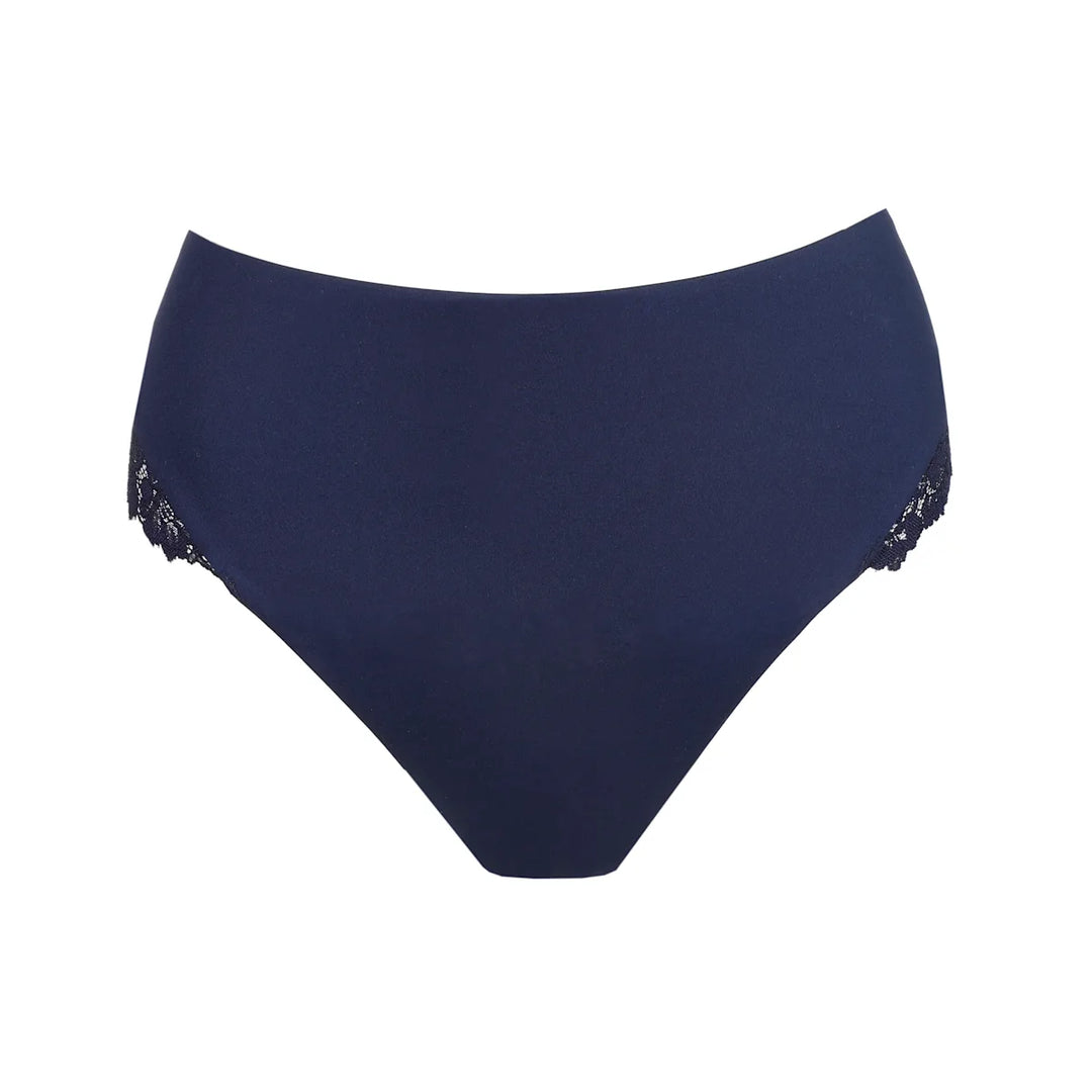 Marie Jo - Soft Studio High Waist Thong Velvet Blue
