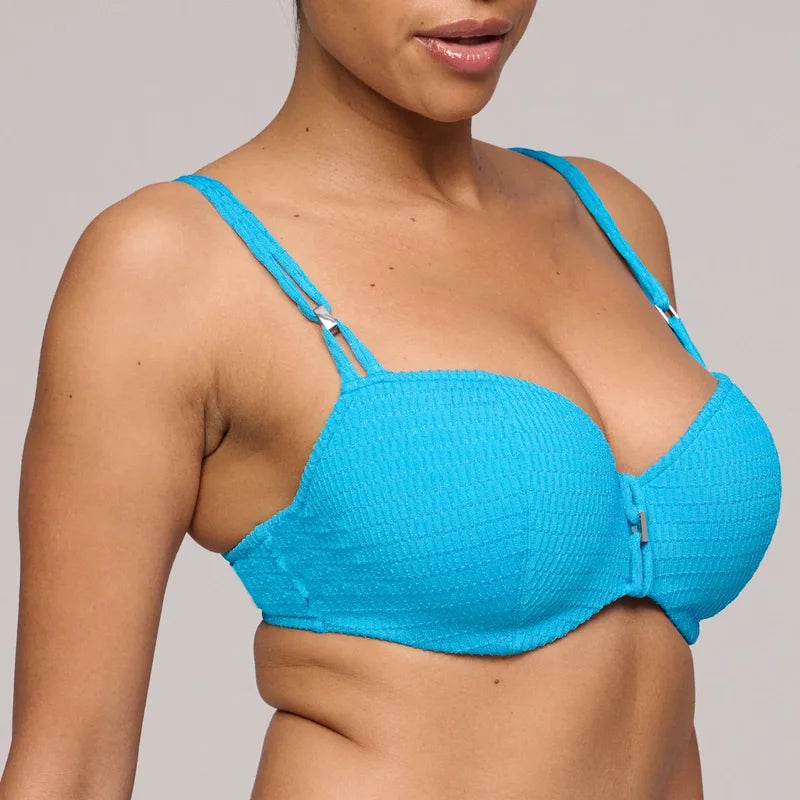 Marie Jo Swimwear - Cherilyn Padded Balcony Bikini Top Sea Breeze