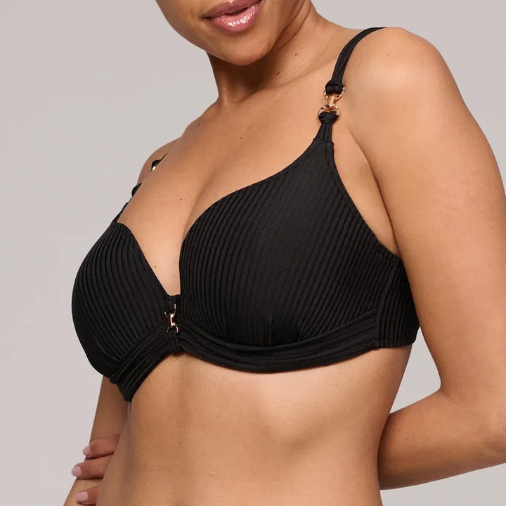Marie Jo Swimwear - Emly Padded Bikini Top Heartshape Black