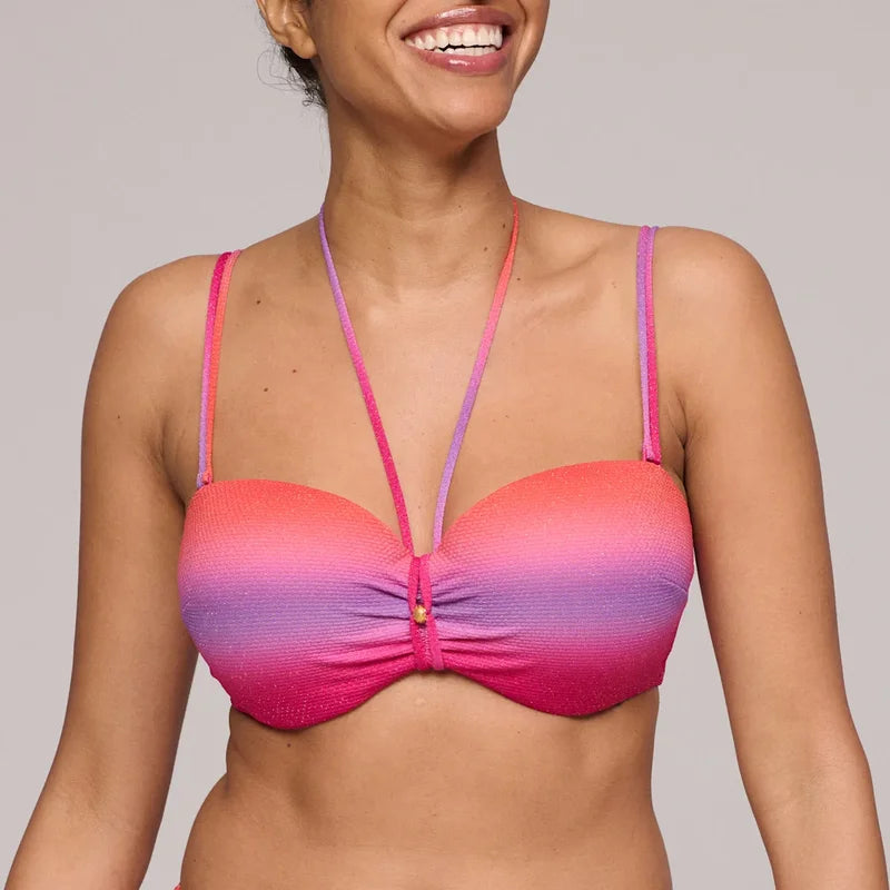 Marie Jo Swimwear - Nusa Dua Padded Strapless Bikini Top Spectral