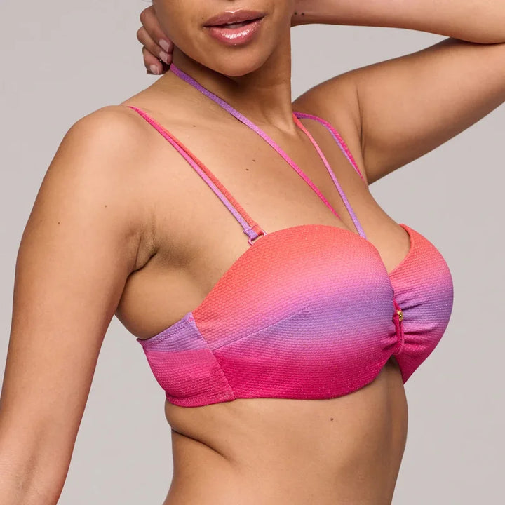 Marie Jo Swimwear - Nusa Dua Padded Strapless Bikini Top Spectral